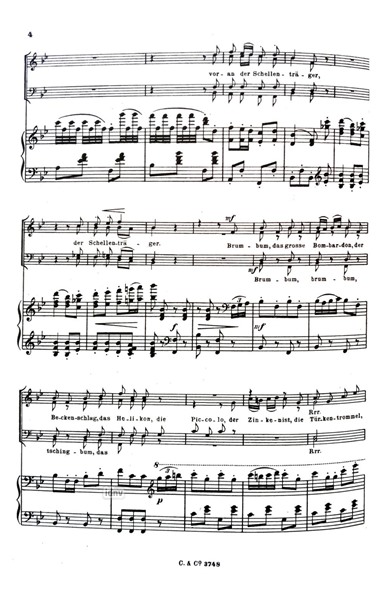 Die Musik kommt Op.54 für Männerchor mit Klavier Die Musik kommt Op.54 für Männerchor mit Klavier