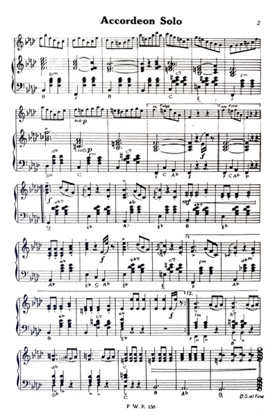 Thüringer Wald für Akkordeon Thüringer Wald für Akkordeon