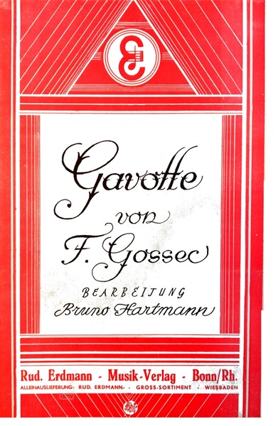 Gavotte D-Dur für Salon-Orchester Gavotte D-Dur für Salon-Orchester