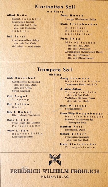 Unberufen! für zwei Trompeten und Klavier Unberufen! für zwei Trompeten und Klavier