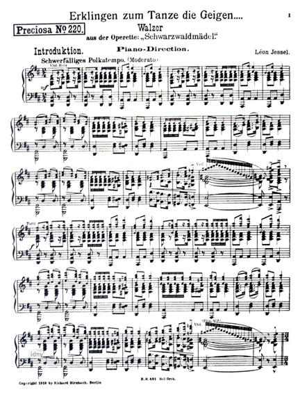 Erklingen zum Tanze die Geigen für Salon-Orchester Erklingen zum Tanze die Geigen für Salon-Orchester