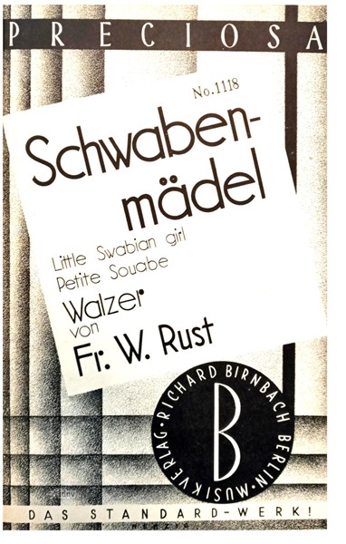 Schwabenmädel für Salon-Orchester Schwabenmädel für Salon-Orchester