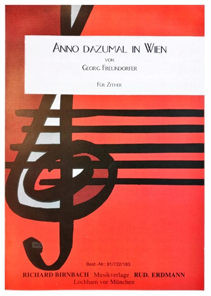 Anno dazumal in Wien für Zither Anno dazumal in Wien für Zither