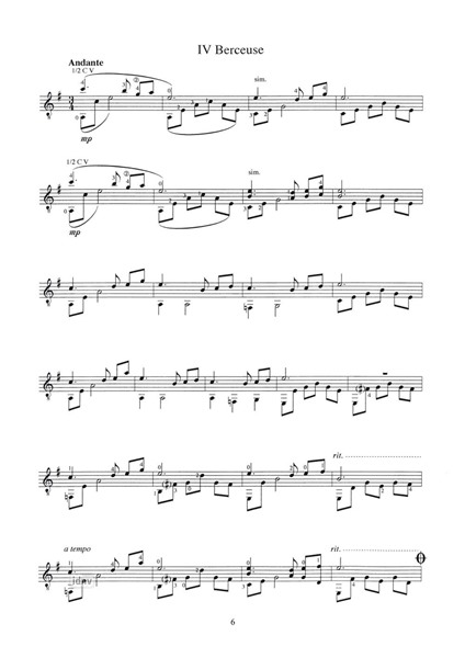 Simple Suite für Gitarre solo Simple Suite für Gitarre solo