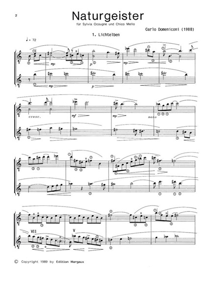Naturgeister für zwei Gitarren op. 28 Naturgeister für zwei Gitarren op. 28