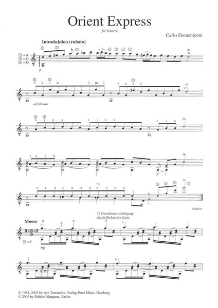Orient Express for guitar solo Orient Express for guitar solo