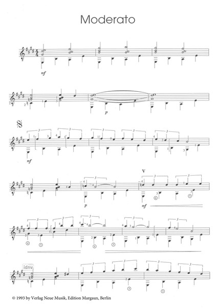 Mohnblütenblätter für Gitarre solo Mohnblütenblätter für Gitarre solo