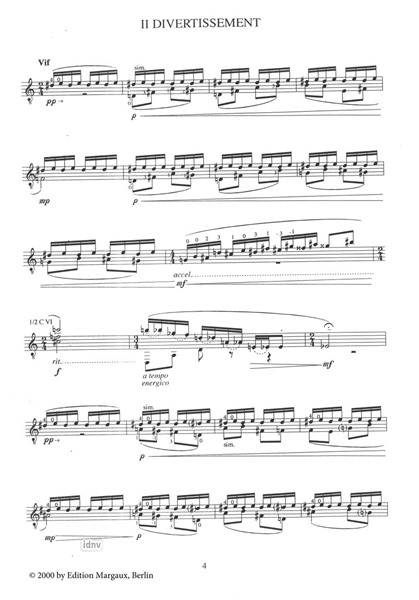 Le tombeau de Satie für Gitarre solo Le tombeau de Satie für Gitarre solo