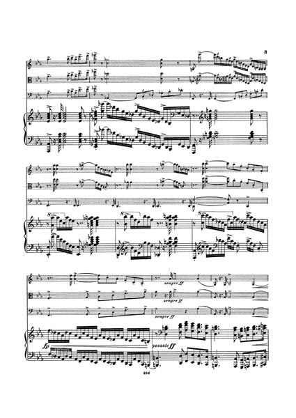 Quartett c-Moll Op. 41 für Klavier und Streicher Quartett c-Moll Op. 41 für Klavier und Streicher