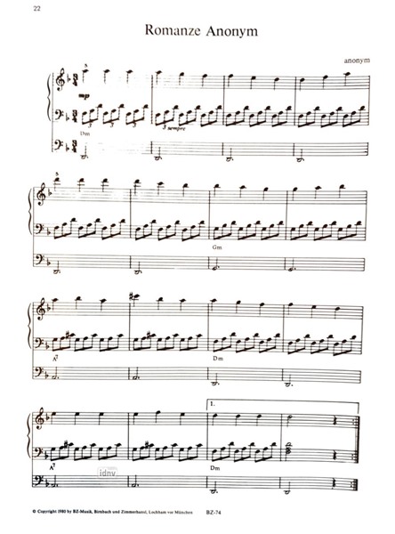 Romantische Träumereien für Orgel Romantische Träumereien für Orgel