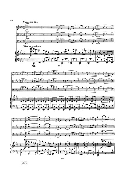 Quartett c-Moll Op. 41 für Klavier und Streicher Quartett c-Moll Op. 41 für Klavier und Streicher