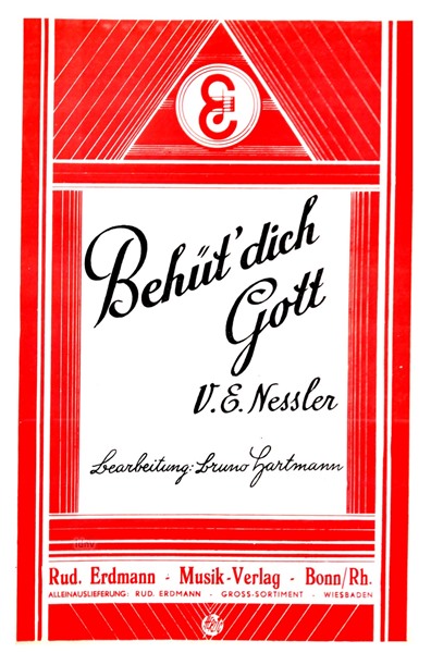 Behüt* dich Gott für Salon-Orchester Ergänzungsstimmen großes Orchester Behüt* dich Gott für Salon-Orchester Ergänzungsstimmen großes Orchester