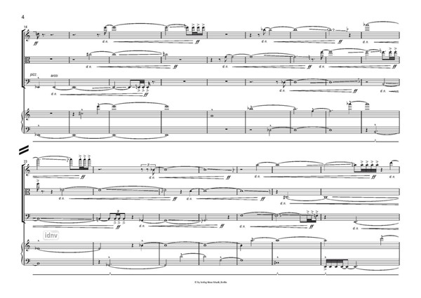 Dilondra für Violine, Viola, Violoncello und Klavier Dilondra für Violine, Viola, Violoncello und Klavier
