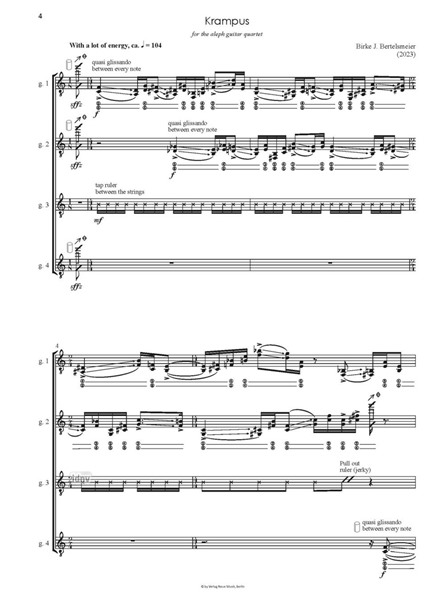 ALEPH Guitar Quartet - Compositions for its 30th Anniversary - Volume I ALEPH Guitar Quartet - Compositions for its 30th Anniversary - Volume I