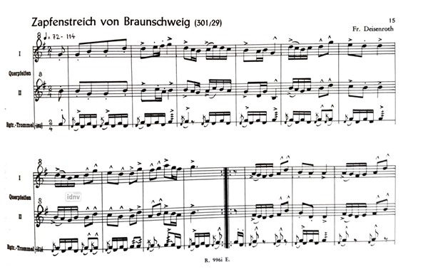 Der Spielmann. Band 4 für Querpfeifen und Trommeln Der Spielmann. Band 4 für Querpfeifen und Trommeln