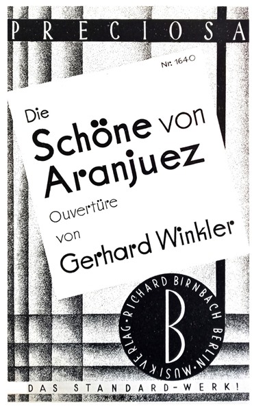 Die Schöne von Aranjuez für Salon-Orchester Die Schöne von Aranjuez für Salon-Orchester