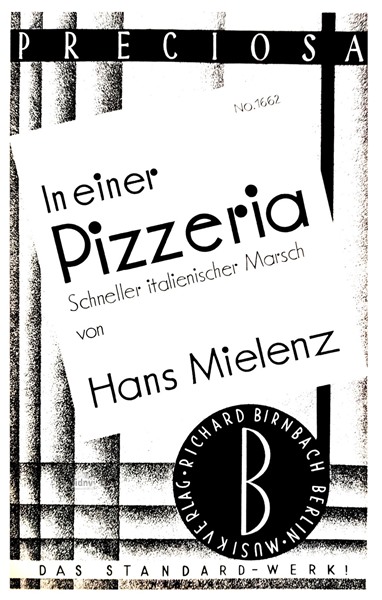 In einer Pizzeria für Salon-Orchester In einer Pizzeria für Salon-Orchester