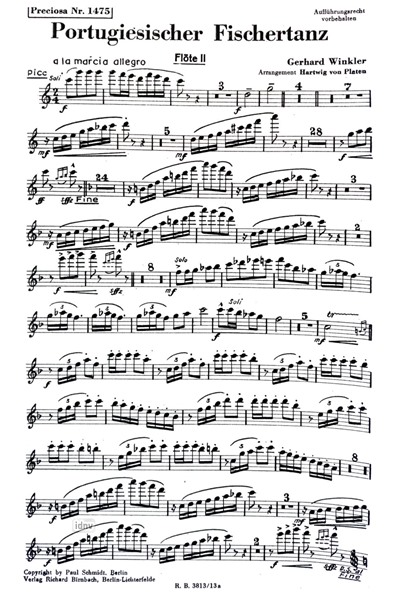 Holländischer Holzschuhtanz / Portugisischer Fischertanz für Salonorchester - Ergänzungsstimmen großes Orchester Holländischer Holzschuhtanz / Portugisischer Fischertanz für Salonorchester - Ergänzungsstimmen großes Orchester