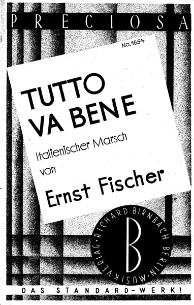Tutto Va Bene für großes Orchester - Ergänzungsstimmen großes Orchester Tutto Va Bene für großes Orchester - Ergänzungsstimmen großes Orchester