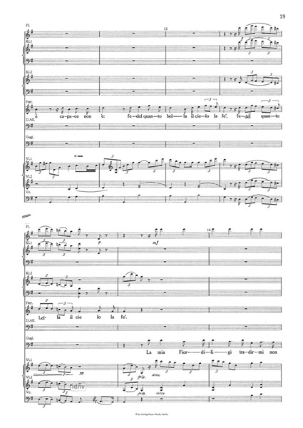 Cosí Fan Tutte für Kammerensemble Cosí Fan Tutte für Kammerensemble