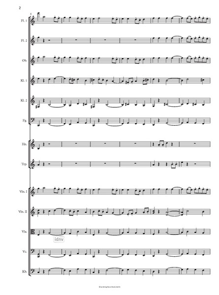 Sinfonia piccola für Orchester Sinfonia piccola für Orchester