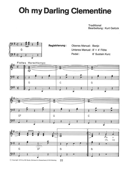 Popcorn und andere Hits für elektronische Orgel Popcorn und andere Hits für elektronische Orgel
