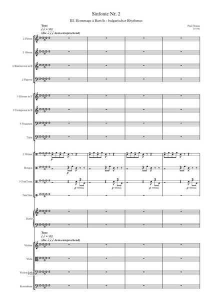 Sinfonie Nr. 2 für Orchester Sinfonie Nr. 2 für Orchester
