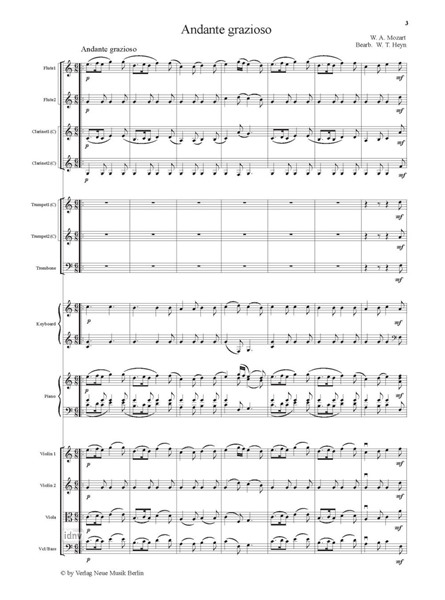 Serenade und Rondo "alla turca" für Laienorchester Serenade und Rondo "alla turca" für Laienorchester