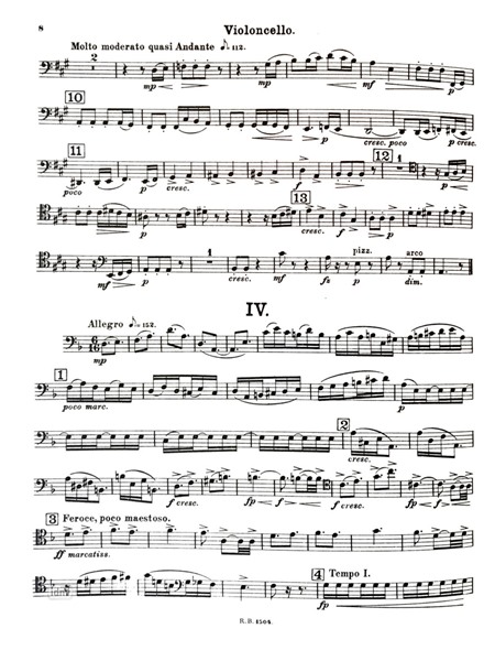 Streichquartett in D-Moll Streichquartett in D-Moll