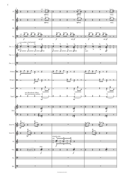 Sinfonie Nr. 2 für Orchester Sinfonie Nr. 2 für Orchester