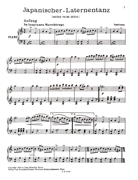 Japanischer Laternentanz für Klavier Japanischer Laternentanz für Klavier