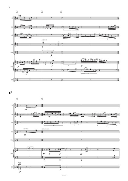 Septetto Fluido für Bläserquintett, Klavier und Kontrabass Septetto Fluido für Bläserquintett, Klavier und Kontrabass