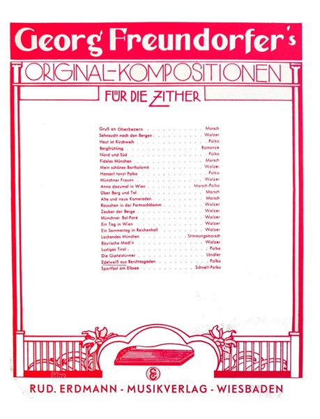 Edelweiss aus Berchtesgarden für Zither Edelweiss aus Berchtesgarden für Zither