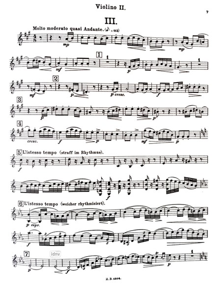 Streichquartett in D-Moll Streichquartett in D-Moll