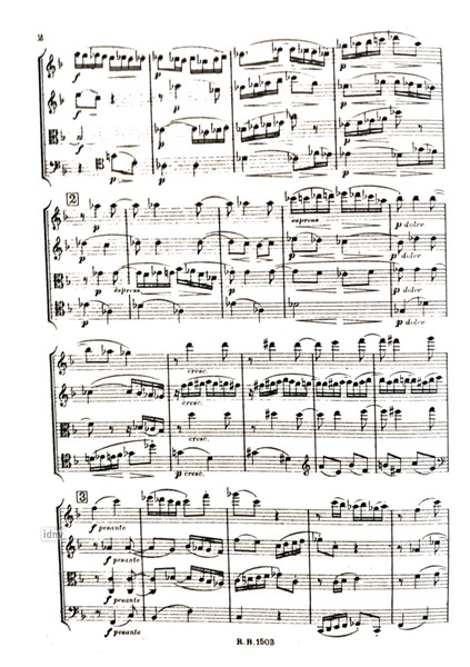Streichquartett in D-Moll Streichquartett in D-Moll