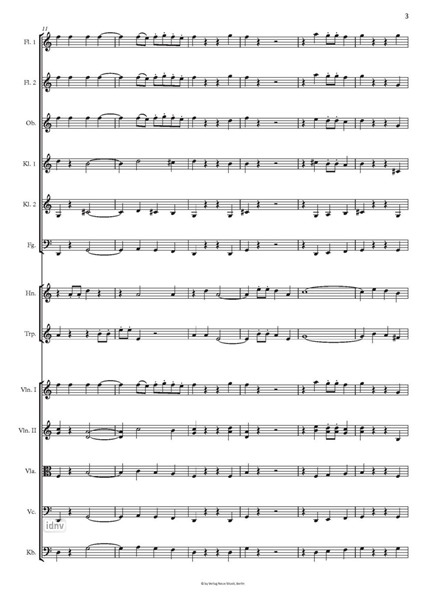 Sinfonia piccola für Orchester Sinfonia piccola für Orchester