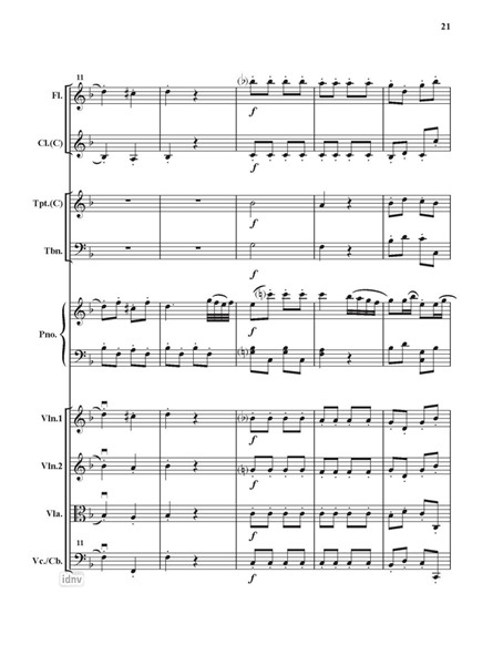 Sonatine F-Dur für Klavier und kleines Orchester (Laienorchester) Sonatine F-Dur für Klavier und kleines Orchester (Laienorchester)