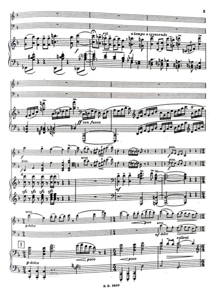 Legende Op. 83 für Klavier, Violine und Violoncello Legende Op. 83 für Klavier, Violine und Violoncello