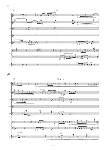 Septetto Fluido für Bläserquintett, Klavier und Kontrabass Septetto Fluido für Bläserquintett, Klavier und Kontrabass