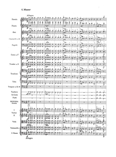 Mazurka für Orchester Mazurka für Orchester