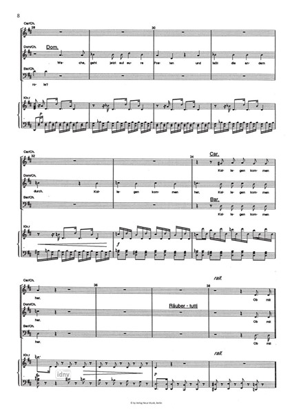 Die Banditen für Kammerensemble Die Banditen für Kammerensemble