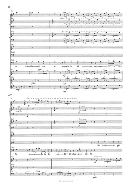 Cosí Fan Tutte für Kammerensemble Cosí Fan Tutte für Kammerensemble