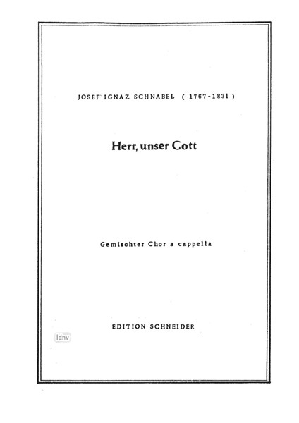 Herr, unser Gott für gemischten Chor Herr, unser Gott für gemischten Chor