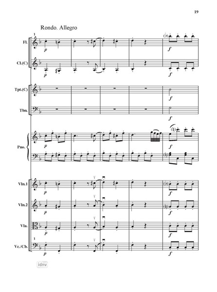 Sonatine F-Dur für Klavier und kleines Orchester (Laienorchester) Sonatine F-Dur für Klavier und kleines Orchester (Laienorchester)