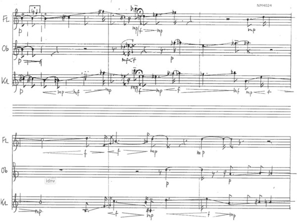 Shadows of Cold Mountain 3 für Flöte, Oboe, Klarinette (1997) Shadows of Cold Mountain 3 für Flöte, Oboe, Klarinette (1997)