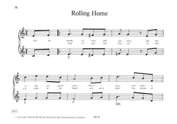 Folksongs aus Amerika Bd. 1 für 1 oder 2 C-Blockflöten Folksongs aus Amerika Bd. 1 für 1 oder 2 C-Blockflöten