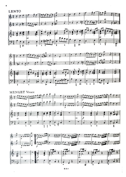 Triosonate Nr. 5 für zwei Violinen und Klavier Triosonate Nr. 5 für zwei Violinen und Klavier
