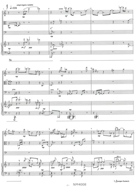 Schatten der Ideen 2 für Klavierquartett (1993) Schatten der Ideen 2 für Klavierquartett (1993)