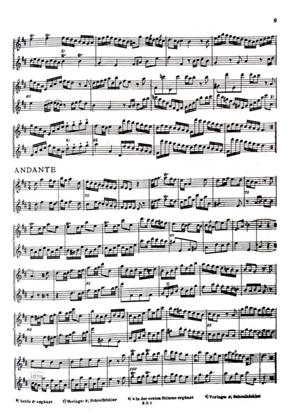 Sonate Nr. 2 für zwei Querflöten oder Violinen Sonate Nr. 2 für zwei Querflöten oder Violinen