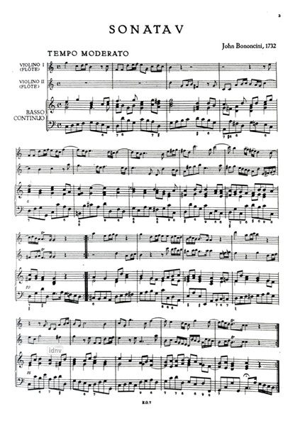 Triosonate Nr. 5 für zwei Violinen und Klavier Triosonate Nr. 5 für zwei Violinen und Klavier